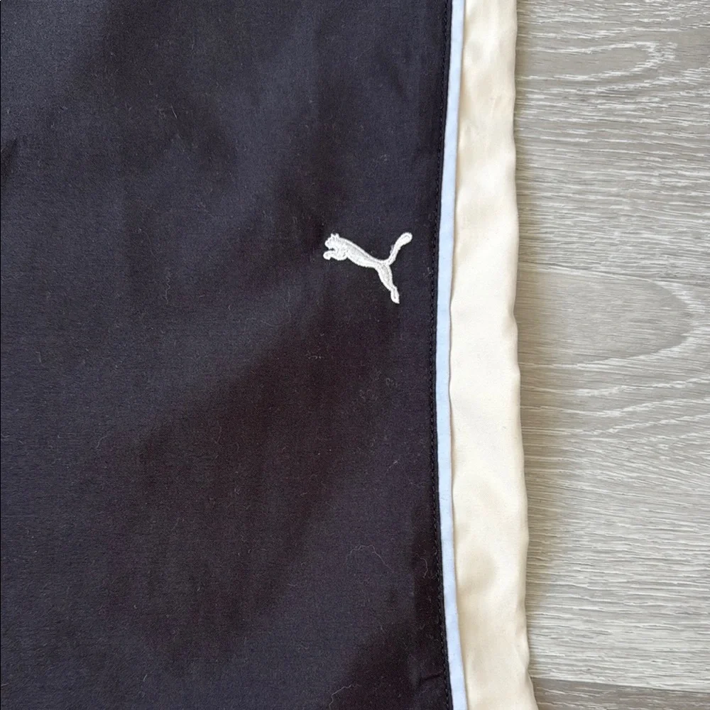 Puma Black Side Stripe Mid-Rise Track Pants | EUC Size L - Picture 3 of 9
